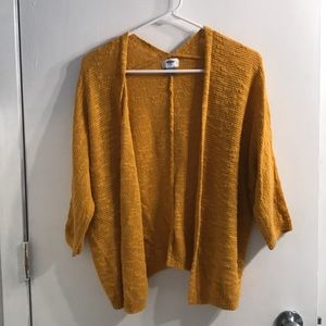 Mustard Knit Cardigan